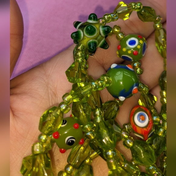 EVC LONG FLAPPER NECKLACE - Picture 3 of 16